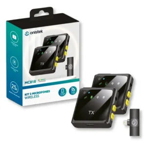 Microfone s/ Fio Lapela IOS - MC818 - Onistek
