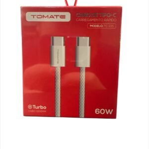Cabo De Dados Tipo-C p/ Tipo-C - Tc-105 - Tomate