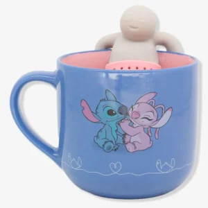 Caneca Stitch e Angel com Infusor 350ml