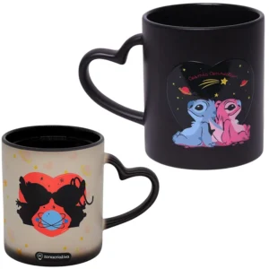 Caneca Magica Stitch e Angel - 350ml