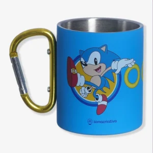Caneca Mosquetão - Sonic - 300ml