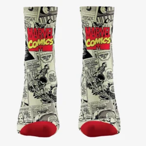 Meia Cano Longo Marvel