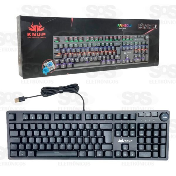 Teclado Gamer Mecânico - Knup - Kp-Te101