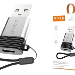 Adaptador Usb p/ Tipo-C Fêmea - Cba-24 - A'gold