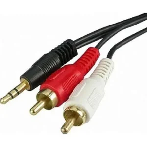 Cabo 2 Rca Macho + P2 Macho 3m - Le-1008 - It Blue