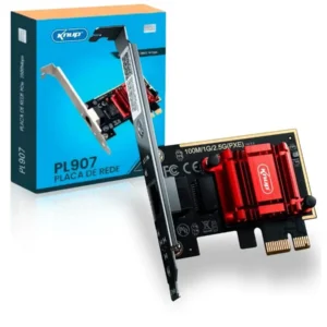 Placa De Rede PCI Express RJ45 10/100/1000/2500 - Pl907 - Knup