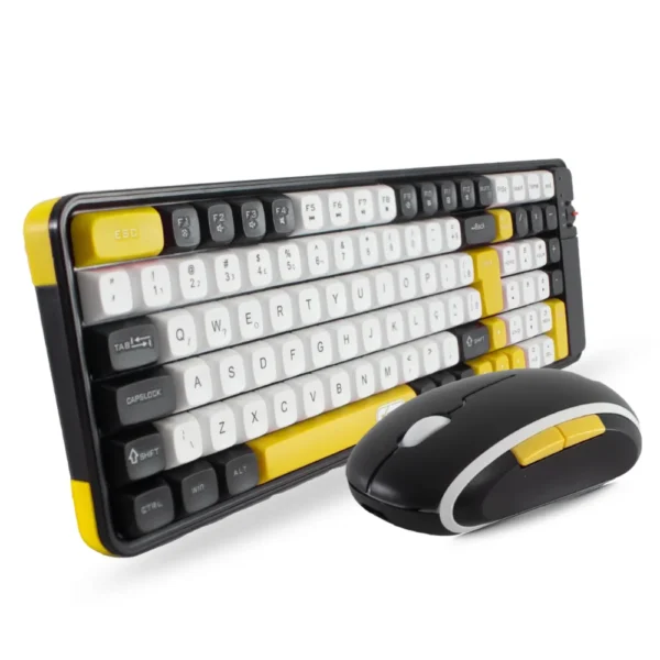 Kit Teclado e Mouse S/ Fio Bluetooth Wireless 2.4Ghz - Knup - KP-TE129