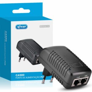 Fonte De Alimentação POE 24v 1a Bivolt - Knup - CA580