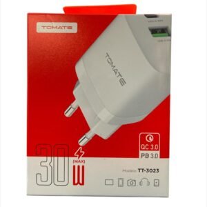 Fonte Turbo USB-C e USB 30w - Tt-3023 - Tomate