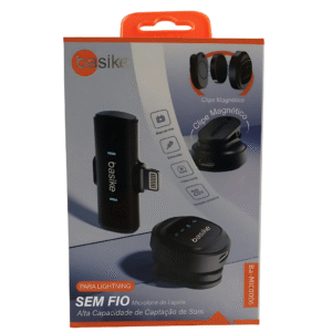 Microfone De Lapela Lightining - Ba-Mic0006 - Basike