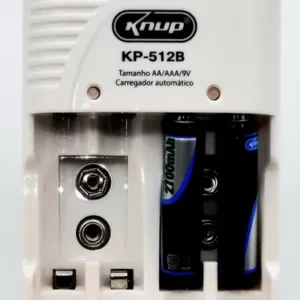 Carregador Para Pilha AA / AAA / Bateria 9V - Kp-512b - Knup