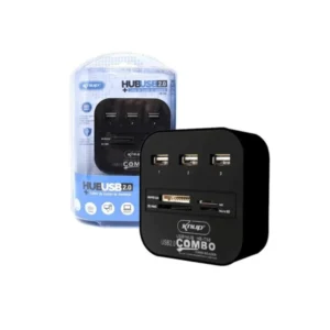 Leitor De Cartão E Hub Usb 2.0 - Hb-T58 - Knup