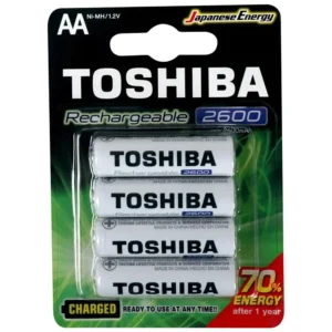 Pilha Aa Recarregavel C/ 4un 2600 - Toshiba