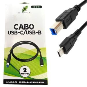 Cabo De Impressora Usb C-Usb B - Xc-Ci-06