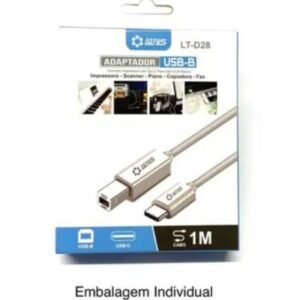 Cabo De Impressora Tipo C / Usb 1m 2.0 - Lt-D28 - Lotus