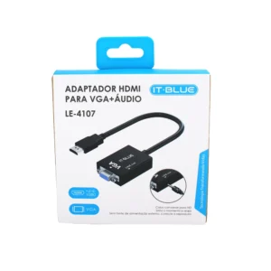 Adaptador  Hdmi P/ Vga + Audio - It Blue - Le-4107