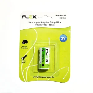 Bateria Fx-Cr123a Lithium - Flex