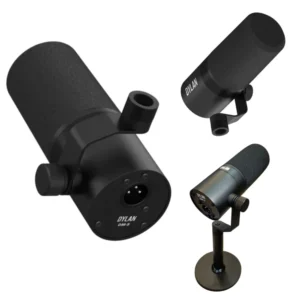 Microfone Dylan Dinâmico Para Podcast Dm-5