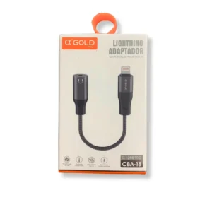 Cabo Adaptador De Audio Para Iphone - Cba-18 - A'Gold