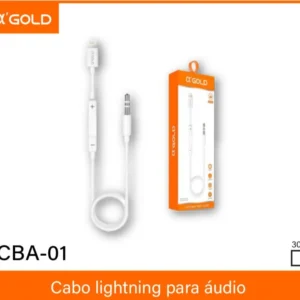 Cabo Auxiliar Iphone P/ P2 - Cba-01 - A'Gold