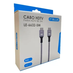 Cabo HDMI 8K 5m - Le-6632 - It-Blue
