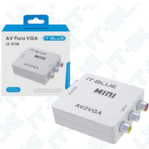 Conversor AV p/ VGA - Le-4105 - It-Blue