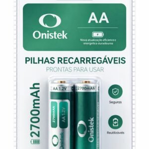 Pilha Aa Recarregavel 2un - Onistek
