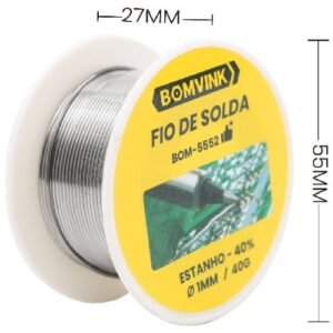 Estanho De Solda 1,0m - Bom-5552 - Bomvink