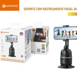 Gimbal Suporte Celular 360° c/ Reconhecimento Facial - Pei-P03 - Peining