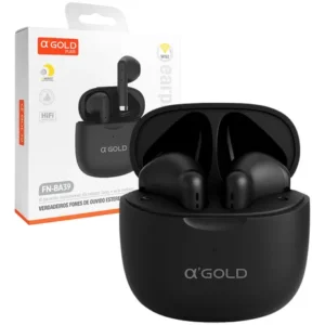 Fone De Ouvido Sem Fio Bluetooth - Fn-Ba39 - Gold