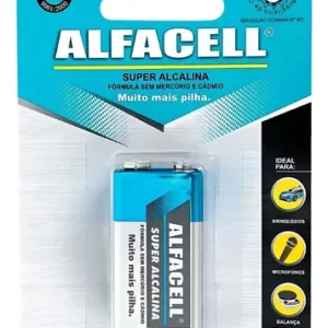Bateria 9v / 6LR61 - Alfacell