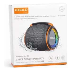 Caixa De Som Bluetooth - SM-37 - A'Gold