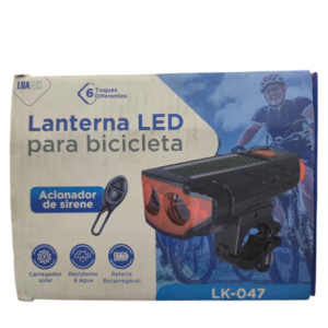 Lanterna Para Bike c/ Sirene - Lk-047 - Luatek