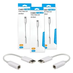 Cabo Adaptador Tipo C Para P2 Femea - Le-0161- It-Blue