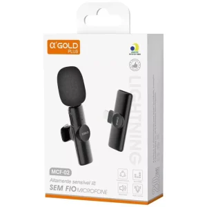 Microfone Sem Fio IOS - A'Gold - MCF-02