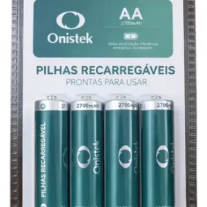 Pilha Aa Recarregavel 4un - Onistek