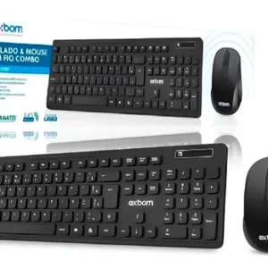 Teclado E Mouse Sem Fio - Bk-S1000F - Exbom
