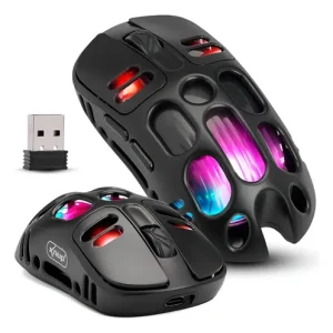 Mouse Gamer s/ Fio 2400 Dpi RGB - Knup - KP-MU027