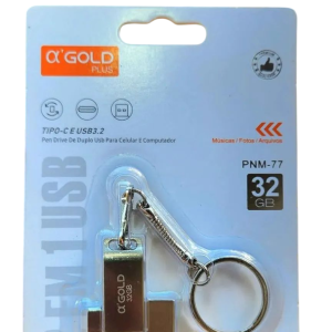 Pen Drive USB e USB-C - 32gb - A'Gold